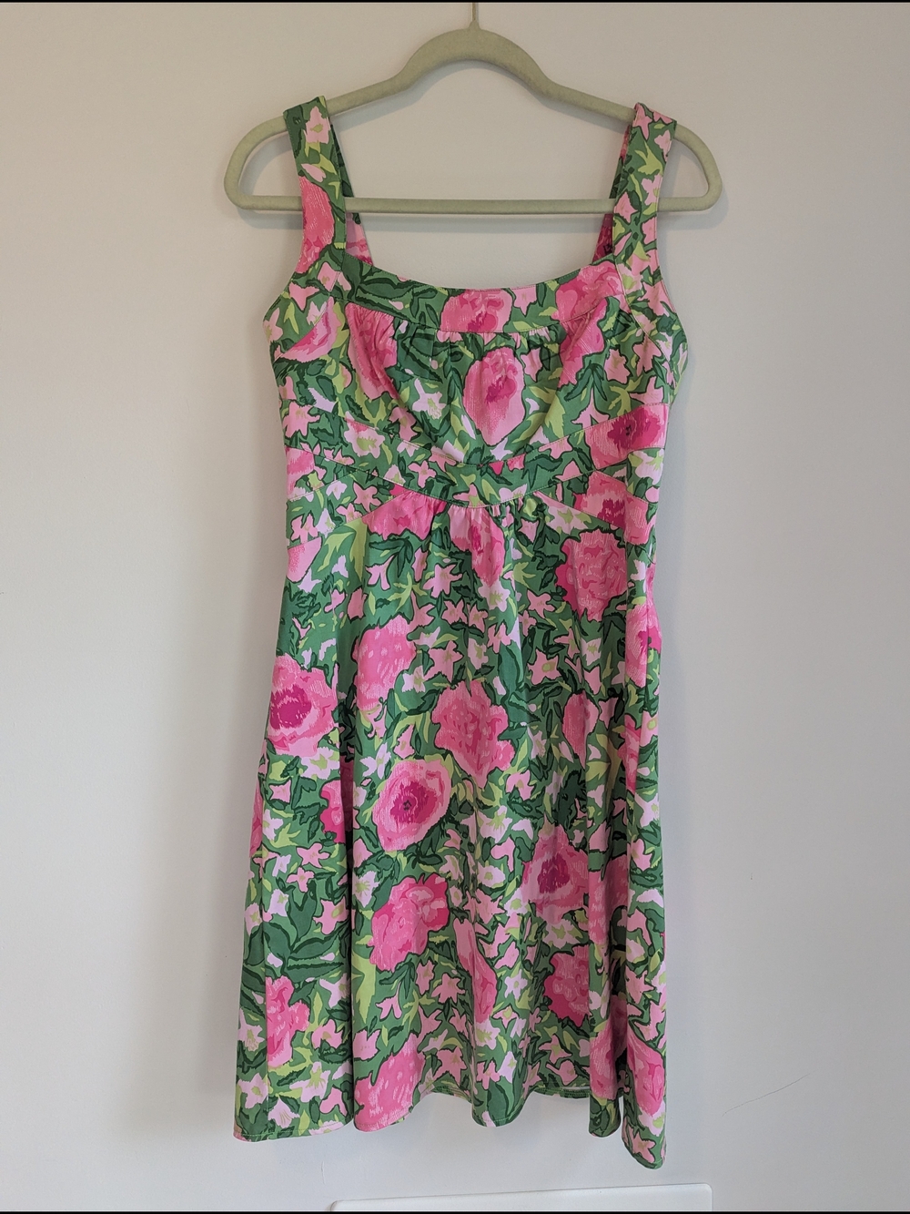 Pink & Green Floral Sundress